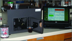 FIGURE 1. SpectrAcer prototype developed by Agriculture and Agri-Food Canada and Centre ACER for adulteration detection and quality control of maple syrup.